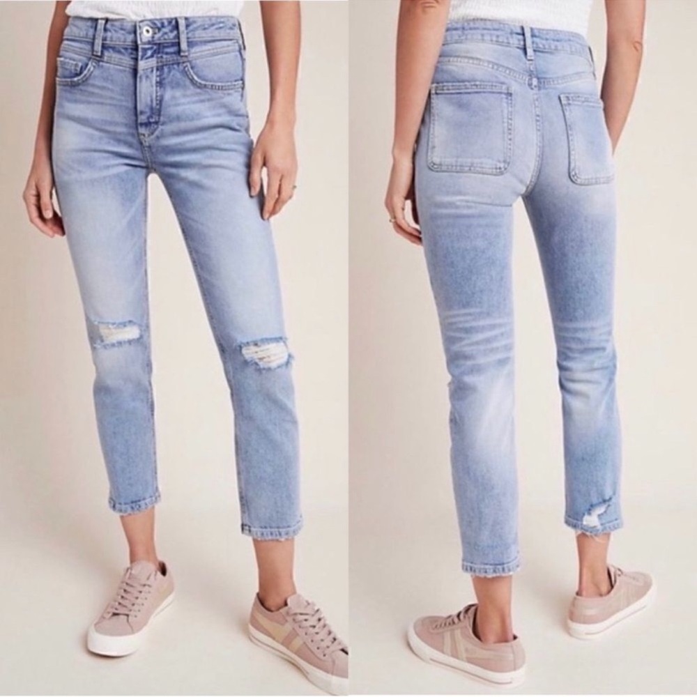 Pilcro and the Letterpress High Rise Slim Jeans